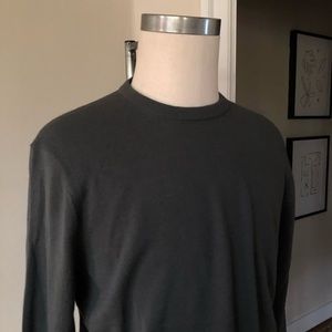 NWT Club Monaco grey merino wool sweater Large